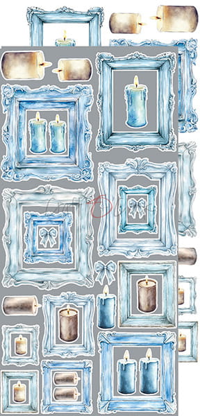 SOMETHING BLUE - SOMETHING - EXTRAS SET BY CRAFT O'CLOCK