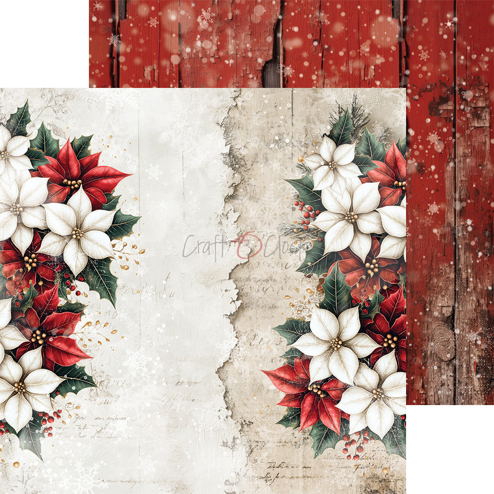 OH, CHRISTMAS NIGHT! 8" X 8" MINI SET OF PAPERS -  CRAFT O'CLOCK