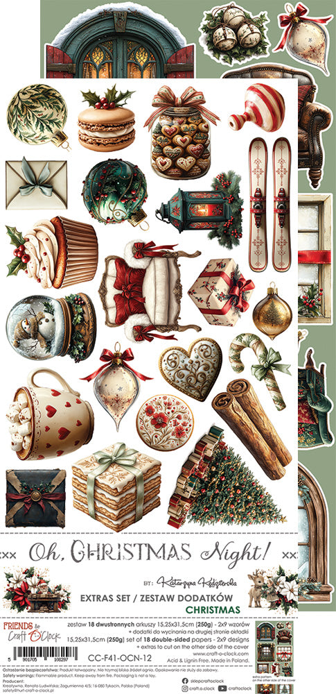 OH, CHRISTMAS NIGHT! - CHRISTMAS - EXTRAS SET BY CRAFT O'CLOCK