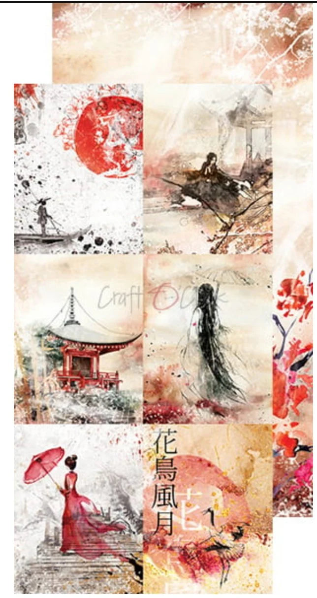 PAINTED BY THE WIND JOURNAL/ALBUM EXTRAS SET BY CRAFT O'CLOCK