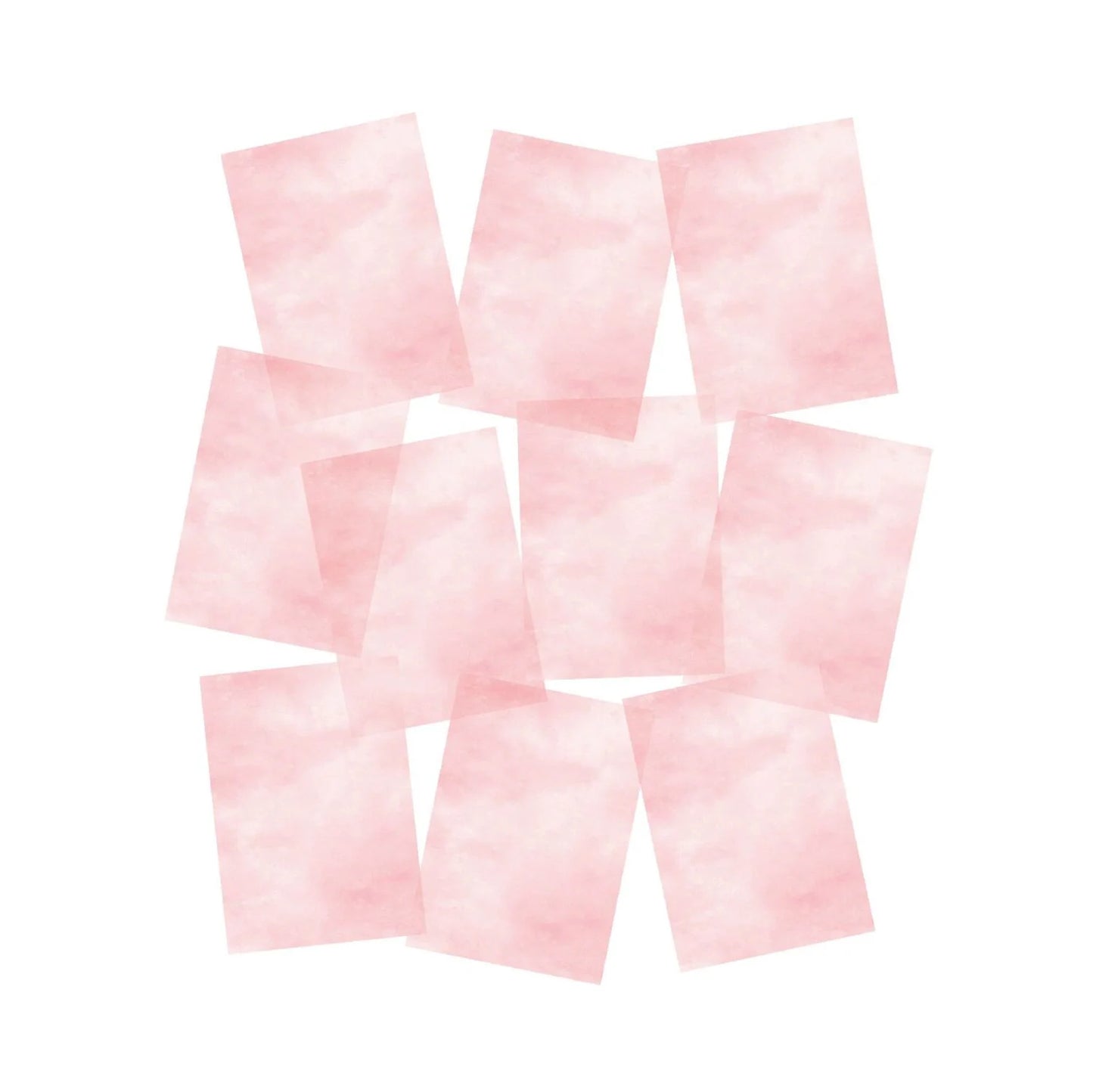 CHLOES CREATIVE CARDS DESIGNER PRINTED A4 VELLUM - ROSE QUARTZ WASH