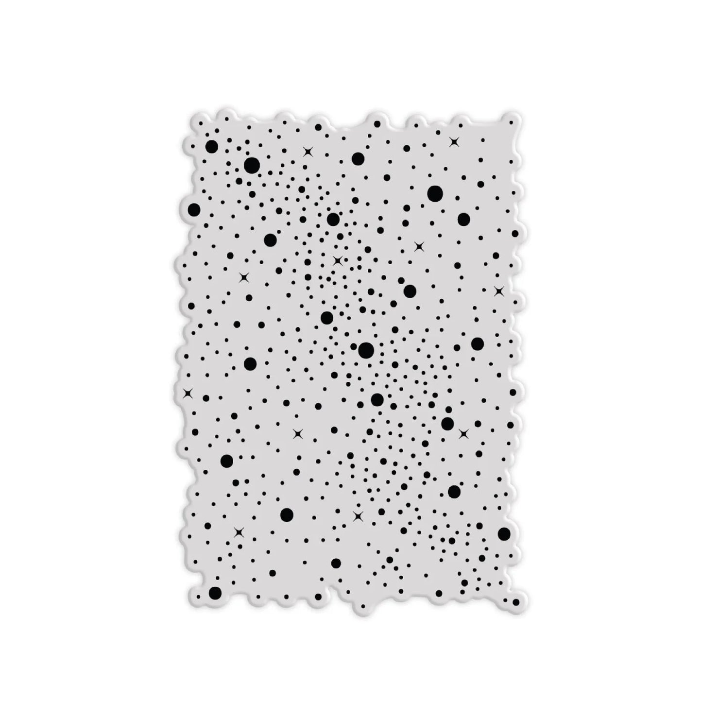 CHLOES CREATIVE CARDS DOTS AND SPARKLES CLEAR PHOTOPOLYMER STAMP SET