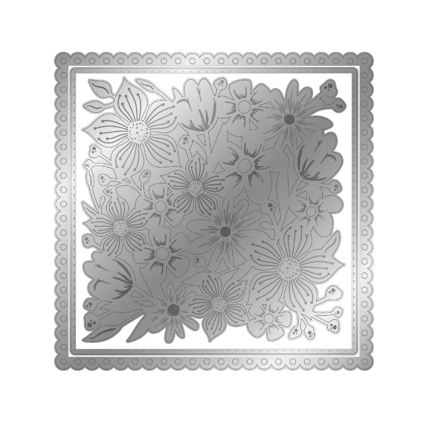 CHLOES CREATIVE CARDS METAL DIE SET - FLORAL PANEL