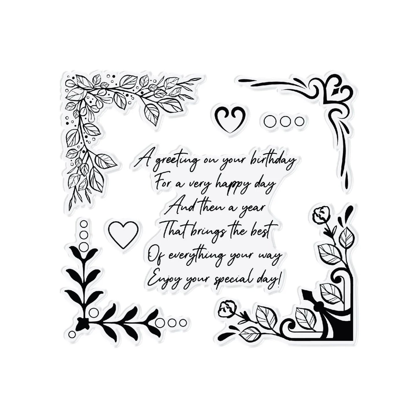 CHLOES CREATIVE CARDS STAMPS BY CHLOE - HAPPY BIRTHDAY FRAME