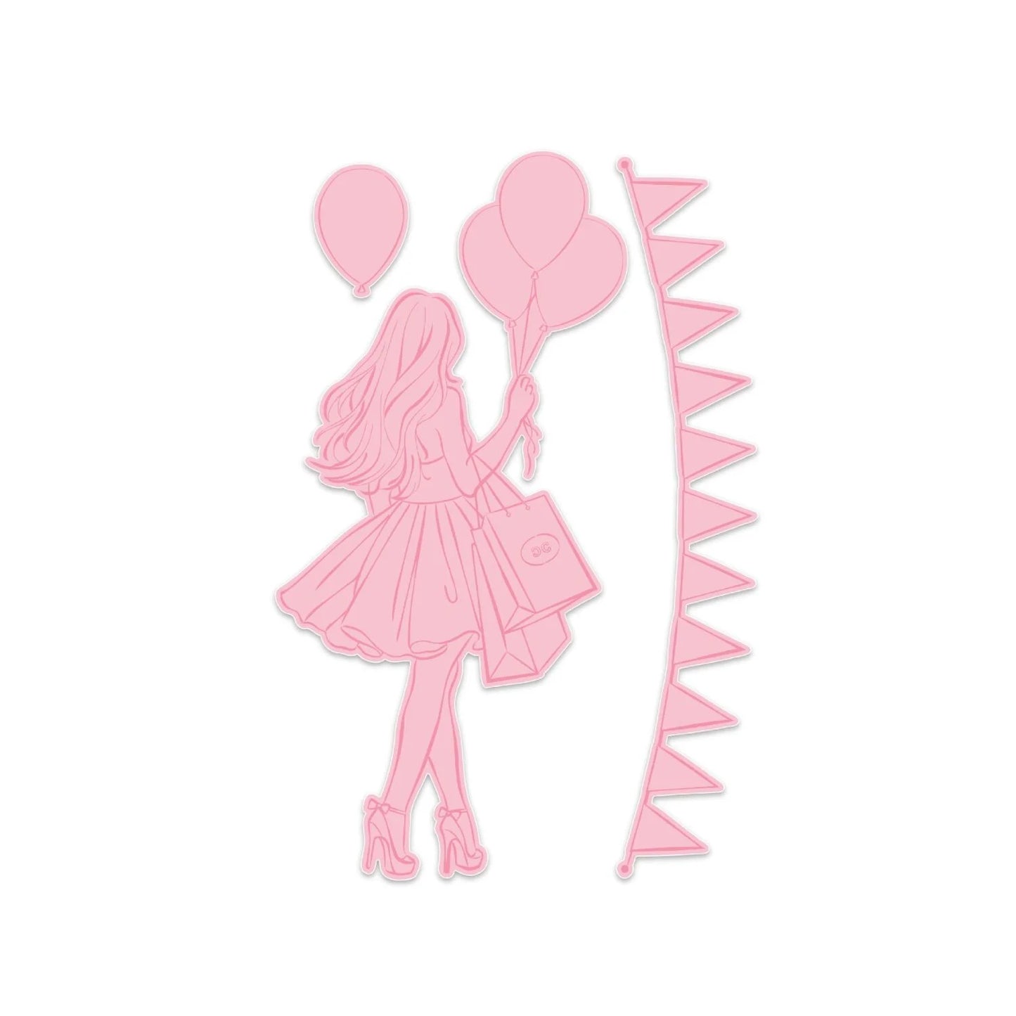 CHLOES CREATIVE CARDS STAMP AND DIE SET -IT'S YOUR BIRTHDAY