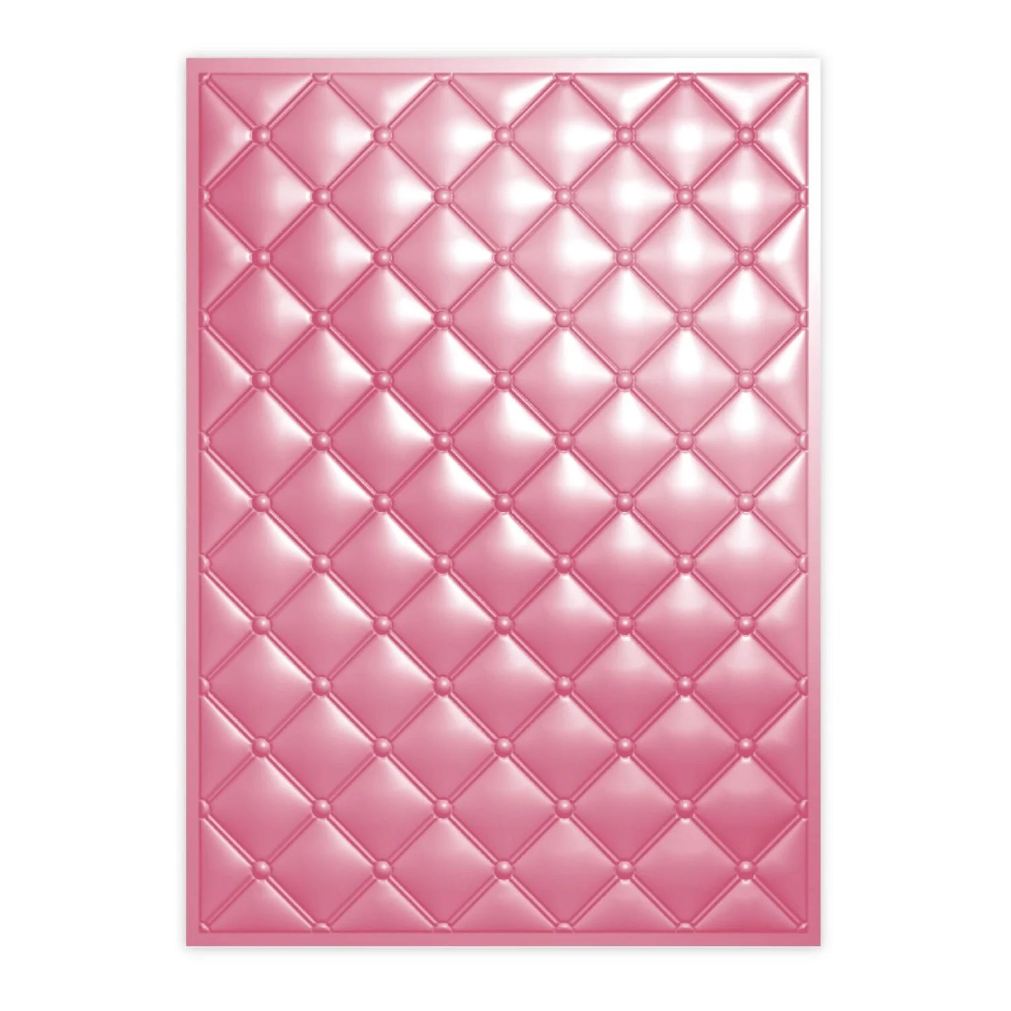 CHLOES CREATIVE CARDS LATTICE BACKGROUND 5"x 7" 3D EMBOSSING FOLDER