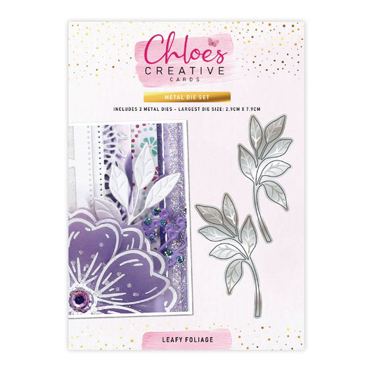 CHLOES CREATIVE CARDS METAL DIE SET - LEAFY FOLIAGE