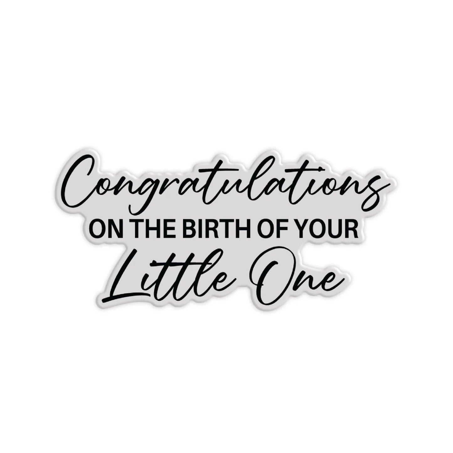 CHLOES CREATIVE CARDS SENTIMENT LITTLE ONE STAMP AND DIE SET