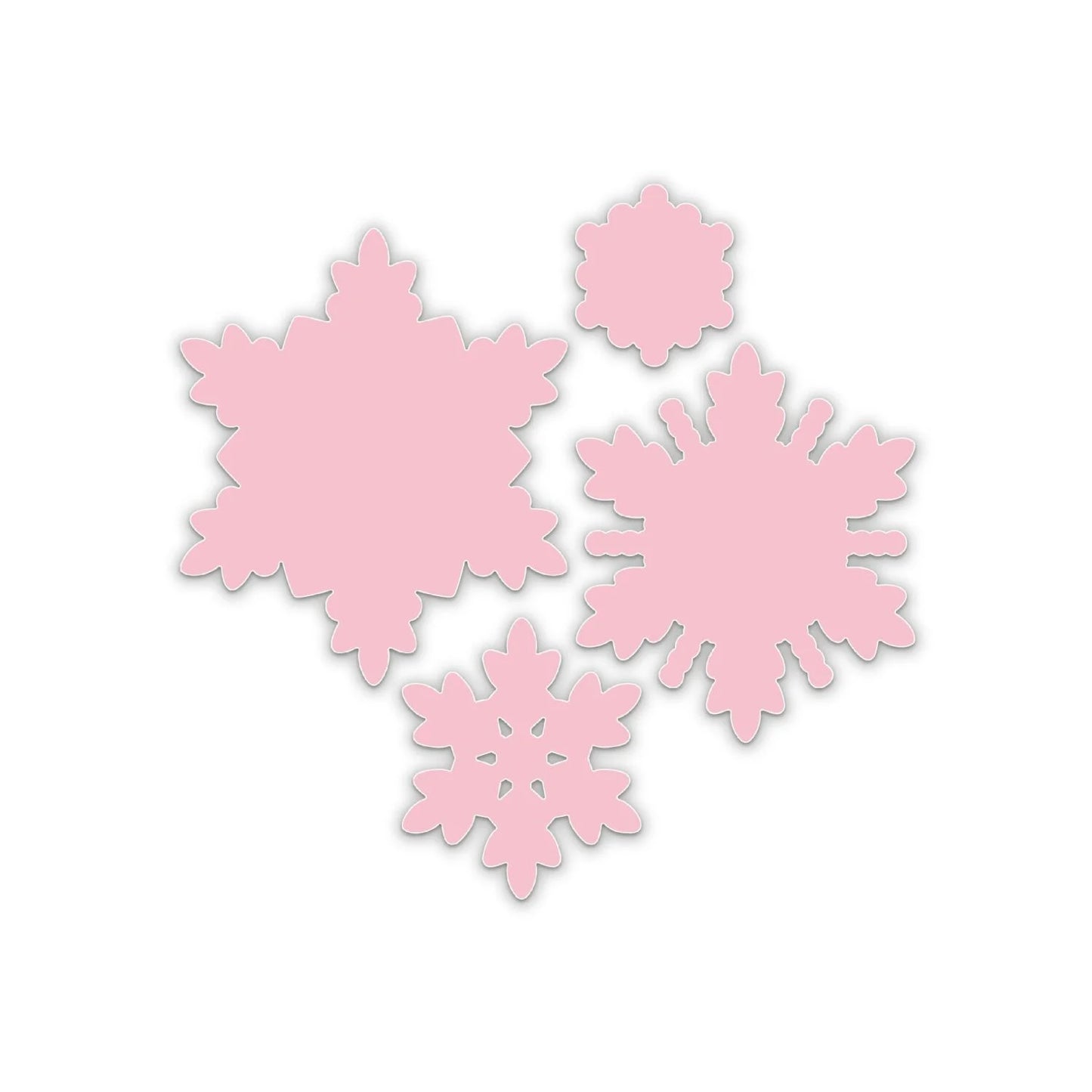 CHLOES CREATIVE CARDS 3D EMBOSSING FOLDER AND METAL DIE SET - SPARKLING SNOWFLAKES
