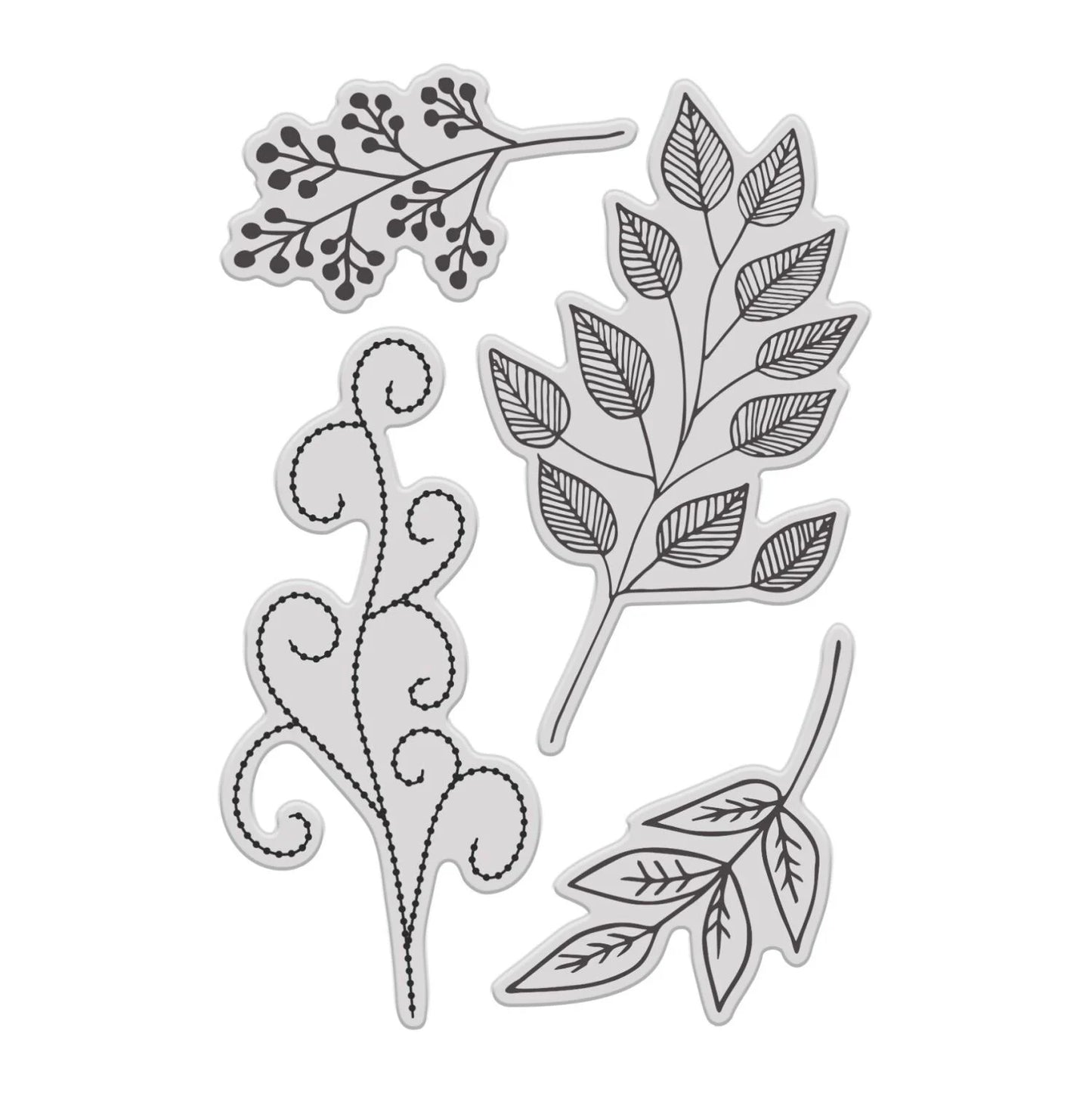 CHLOES CREATIVE CARDS SPRING FOLIAGE PHOTOPOLYMER STAMP SET