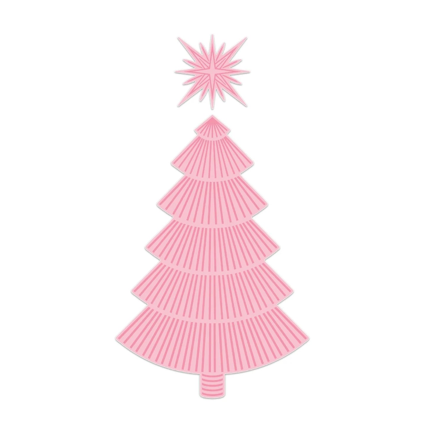 CHLOES CREATIVE CARDS DIE & STAMP SET - STARLIT CHRISTMAS TREE