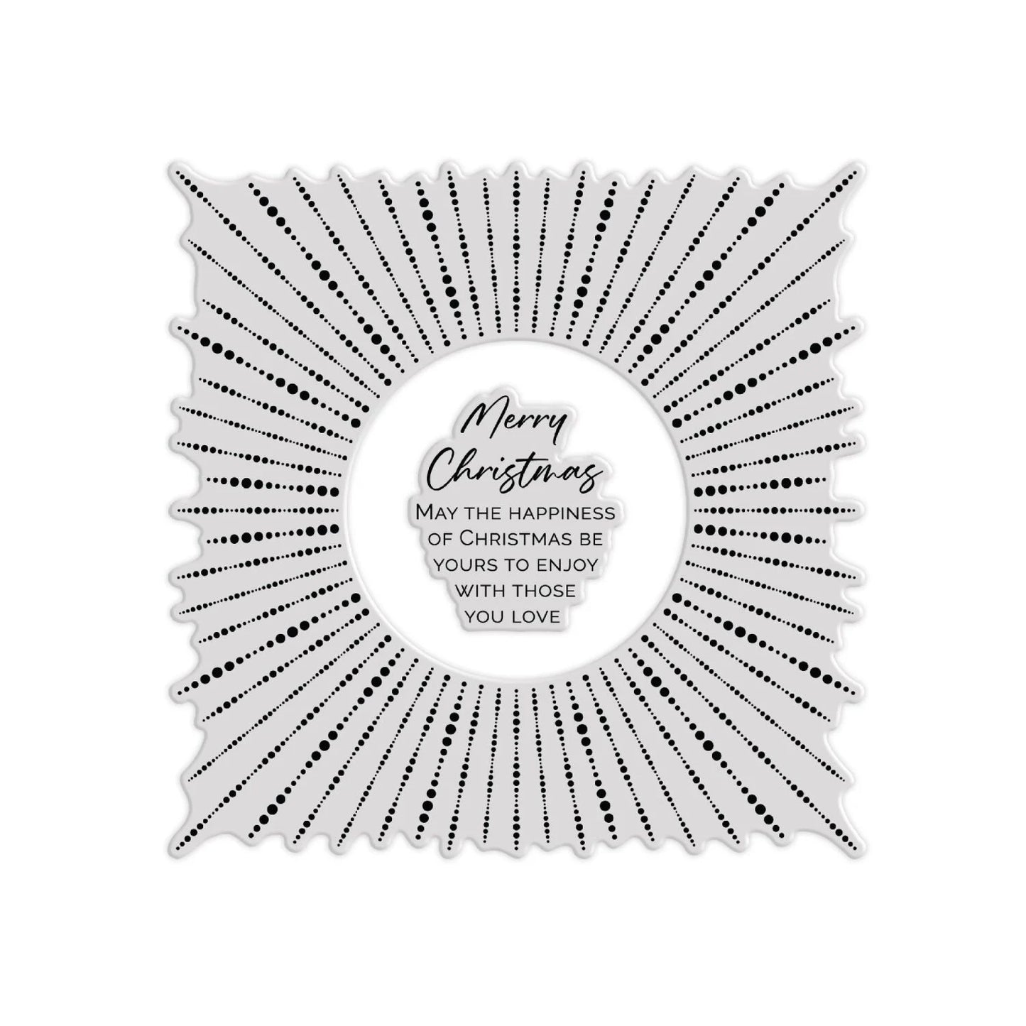 CHLOES CREATIVE CARDS PHOTOPOLYMER STAMP SET - STARLIT SQUARE