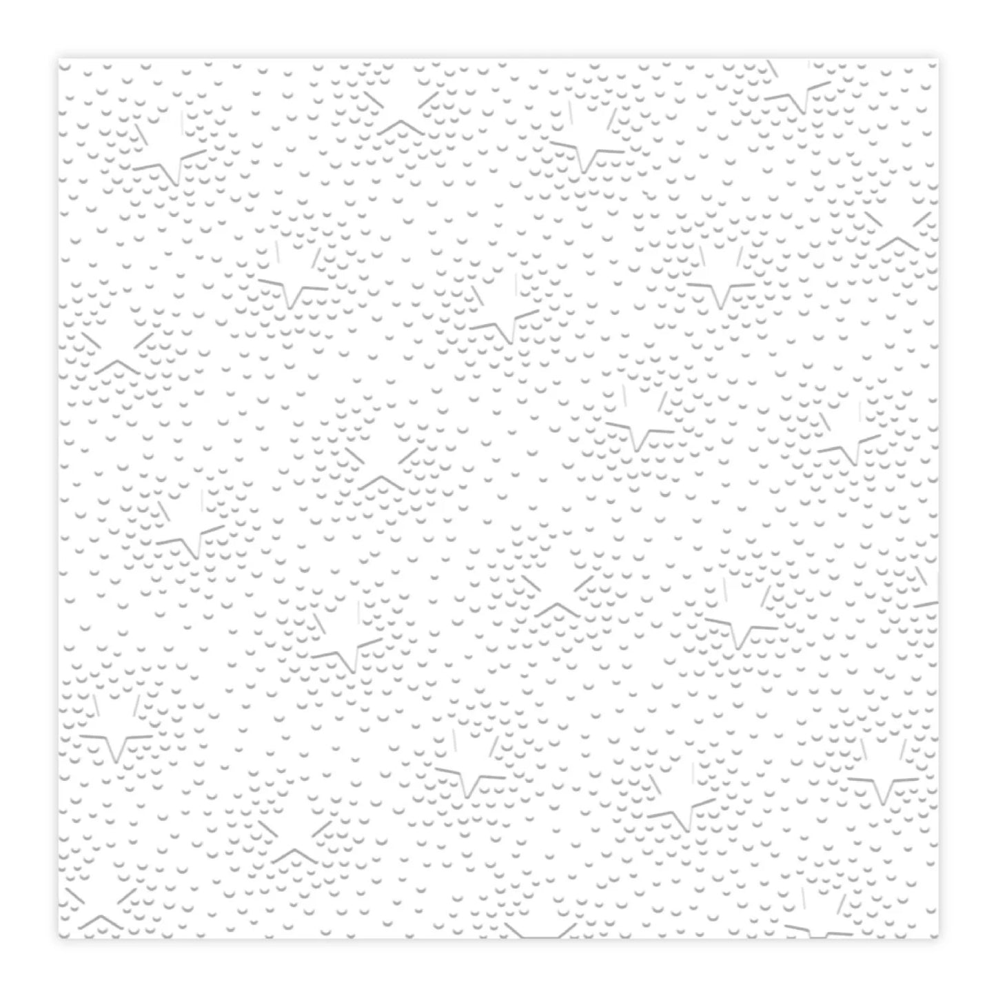 CHLOES CREATIVE CARDS STARLIT STAR BACKGROUND 8"X 8" 2D EMBOSSING FOLDER