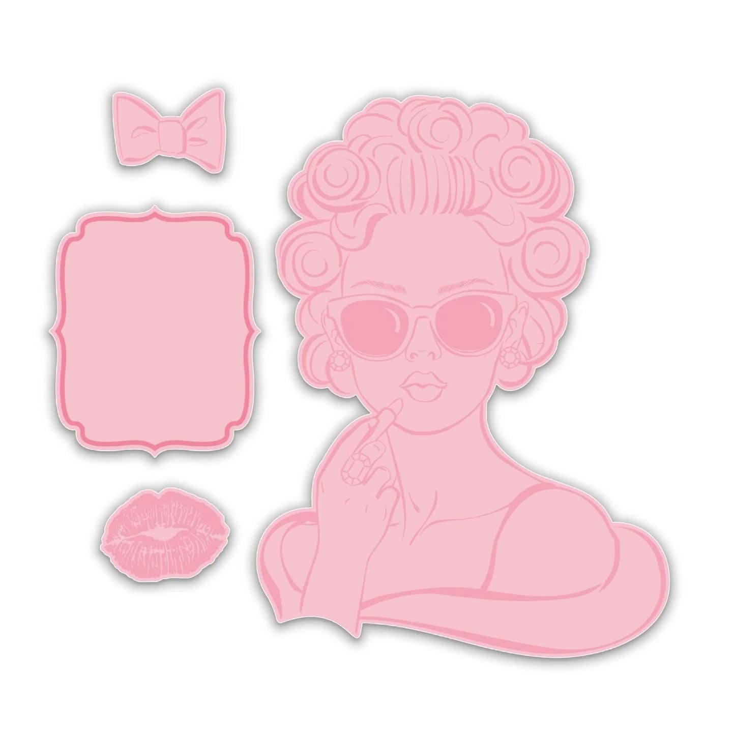 CHLOES CREATIVE CARDS STAMP AND DIE SET - STAY CLASSY