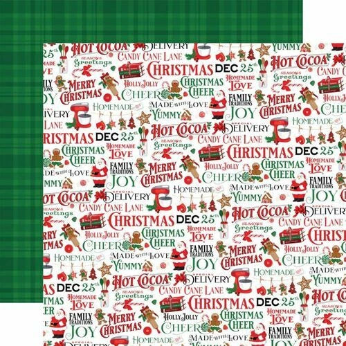CHRISTMAS CHEER 12" X 12" COLLECTION PACK BY CARTA BELLA PAPER CO