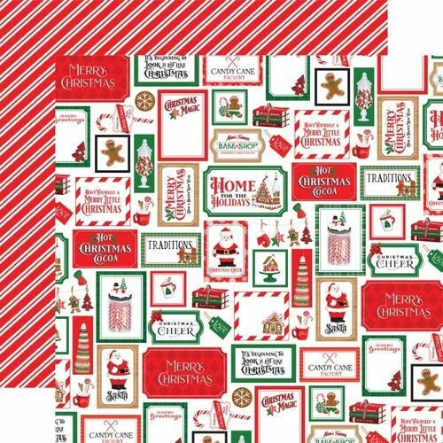 CHRISTMAS CHEER 12" X 12" COLLECTION PACK BY CARTA BELLA PAPER CO