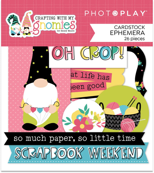 CRAFTING WITH MY GNOMIES EPHEMERA PACK - PHOTOPLAY