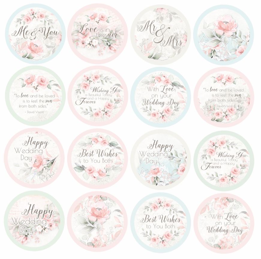 DREAM CEREMONY 12" X 12" DIE CUTS SHEET - CRAFT & YOU DESIGN