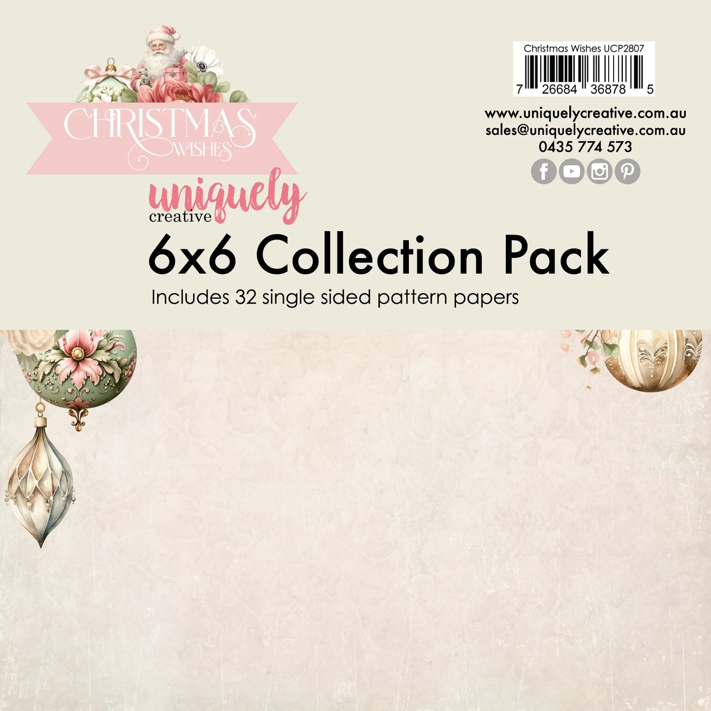 CHRISTMAS WISHES 6" x 6" COLLECTION PACK