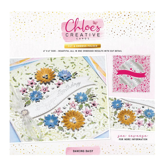 CHLOES CREATIVE CARDS CUT & EMBOSS FOLDER - DANCING DAISY