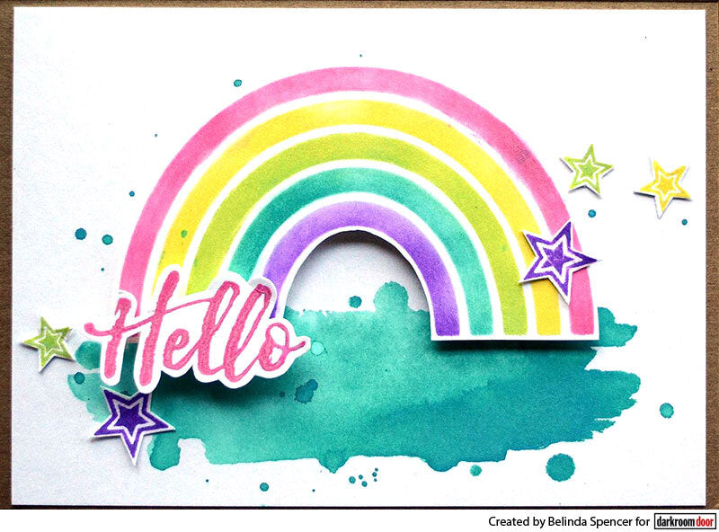RAINBOW SMALL STENCIL BY DARKROOM DOOR