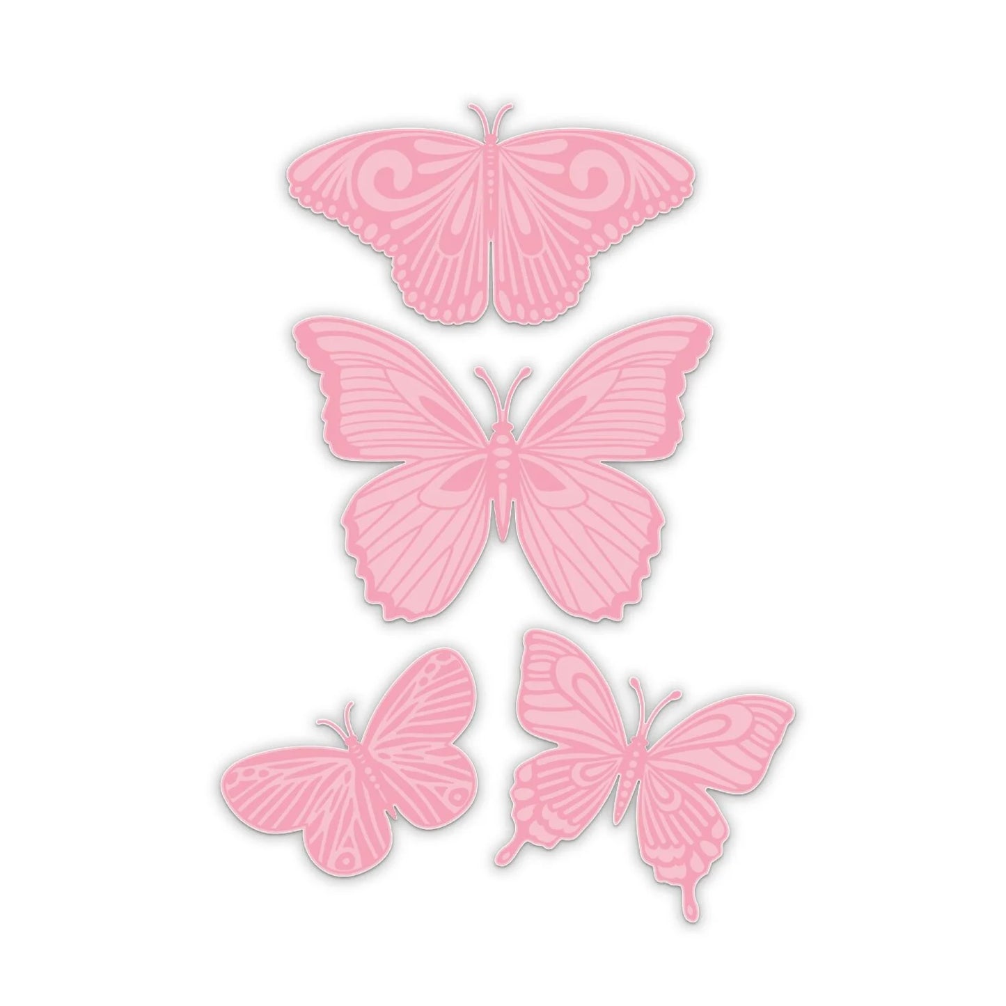 CHLOES CREATIVE CARDS 3D EMBOSSING FOLDER, STAMP AND METAL DIE SET - DELIGHTFUL BUTTERFLIES