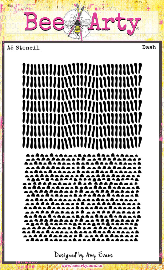 DASH A5 STENCIL BY BEE ARTY