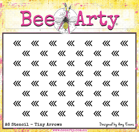 TINY ARROWS A6 STENCIL BY BEE ARTY