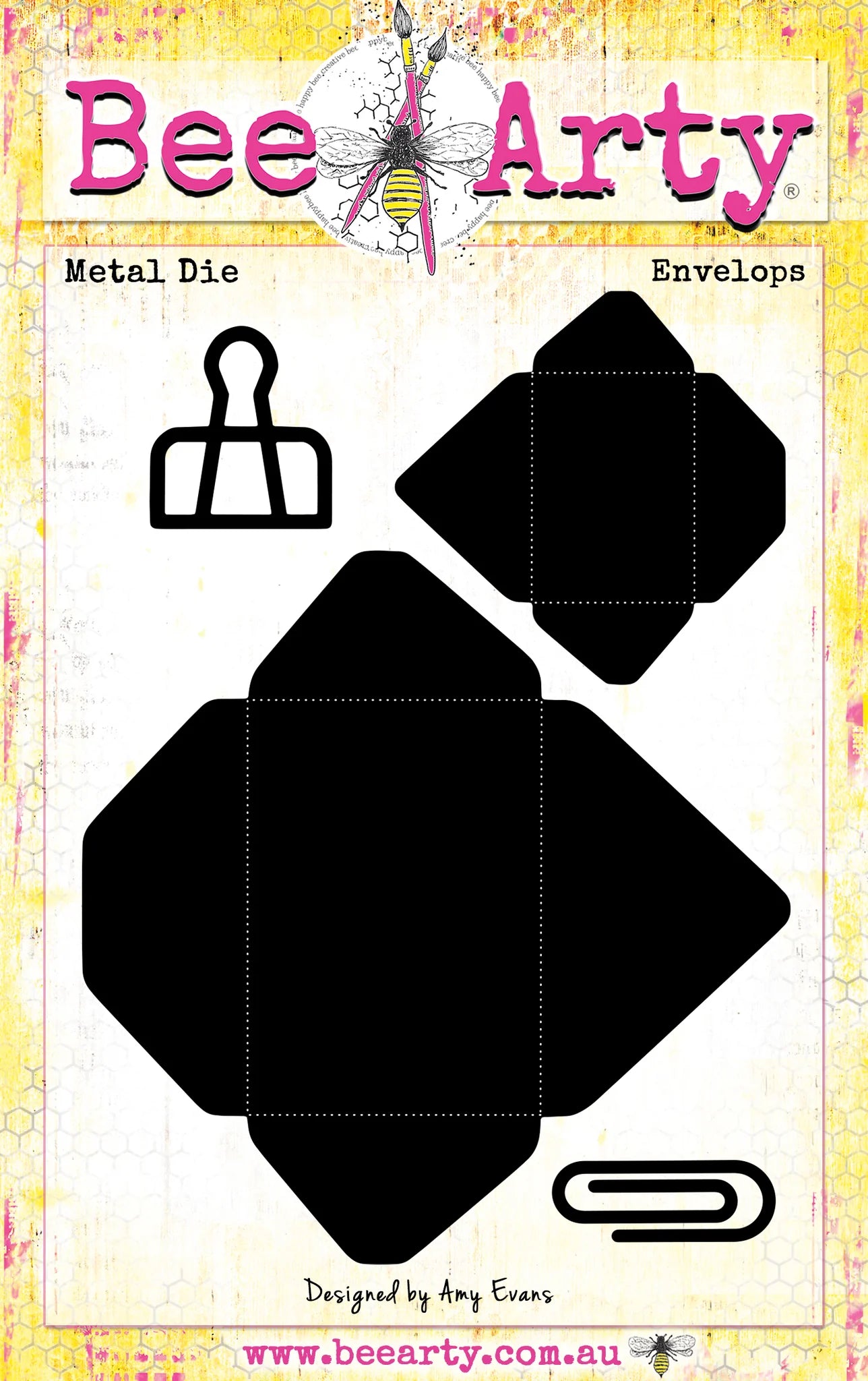 ENVELOPES DIE BY BEE ARTY