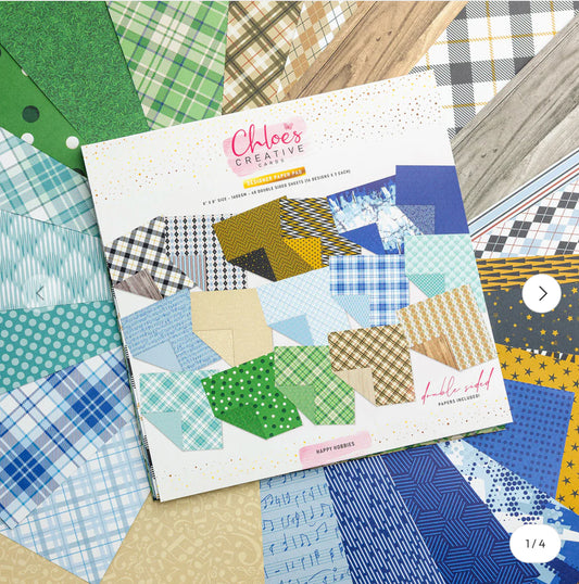CHLOES CREATIVE CARDS DESIGNER PAPER PAD (8"X8") - HAPPY HOBBIES