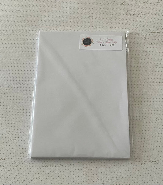 5 X 7 ENVELOPES - 10 PACK