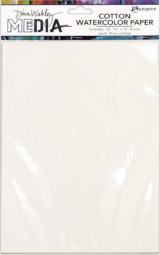 DINA WAKLEY MEDIA COTTON WATERCOLOR PAPER PACK