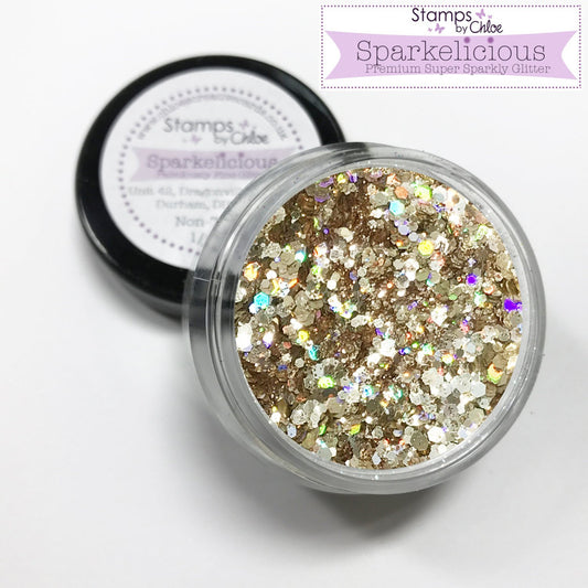 CHLOES CREATIVE CARDS SPARKELICIOUS LUXE GLITTER - SALTED CARAMEL SPARKELICOUS