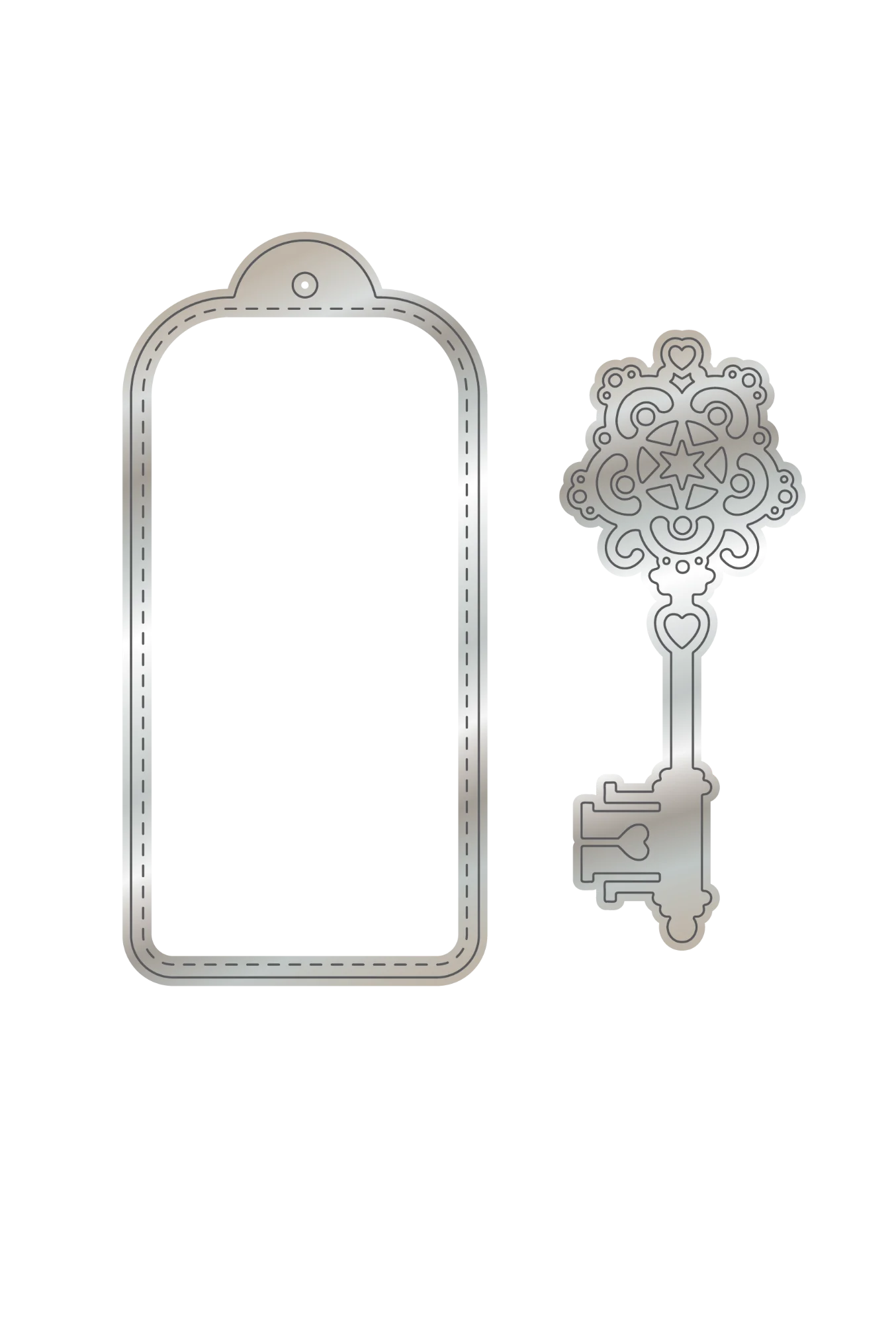 CHLOES CREATIVE CARDS DIE & STAMP SET - SANTA'S KEY