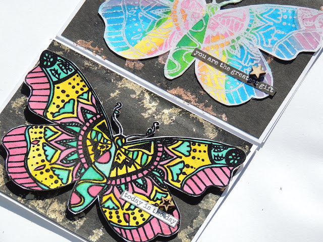 SERENDIPITY BUTTERFLY STAMP SET - BEE ARTY