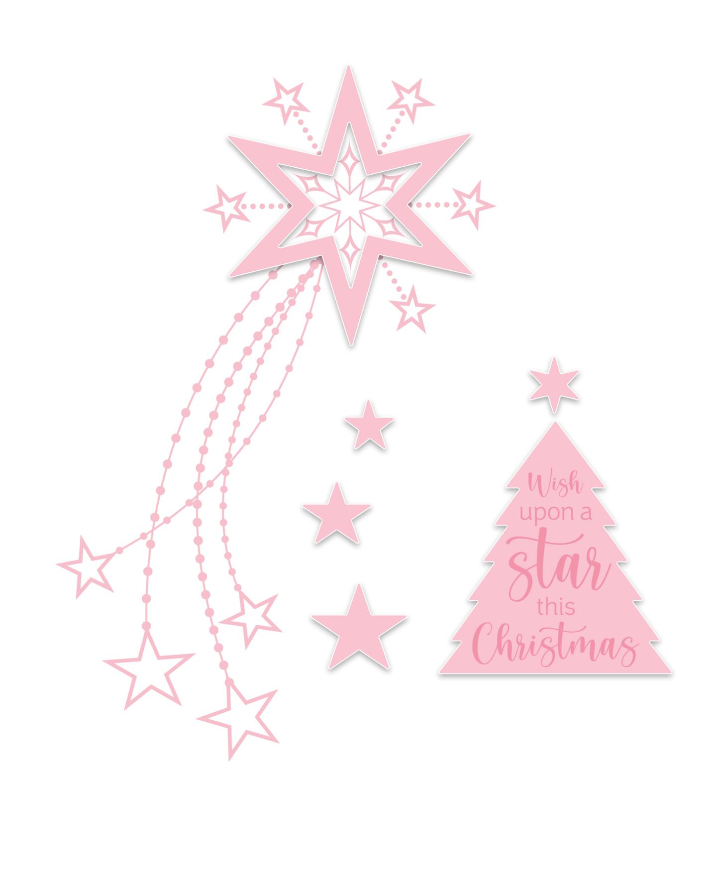 CHLOES CREATIVE CARDS DIE & STAMP SET - SHOOTING STAR