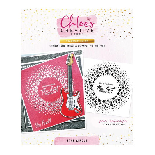 CHLOES CREATIVE CARDS STAR CIRCLE STAMP SET
