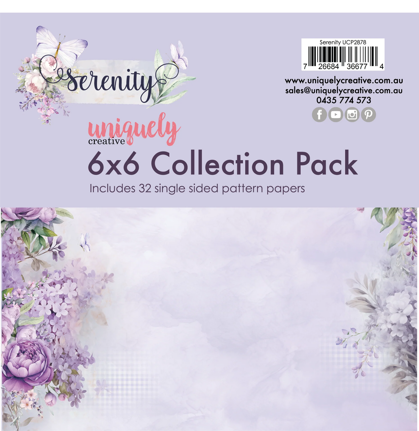 SERENITY 6" x 6" COLLECTION PACK