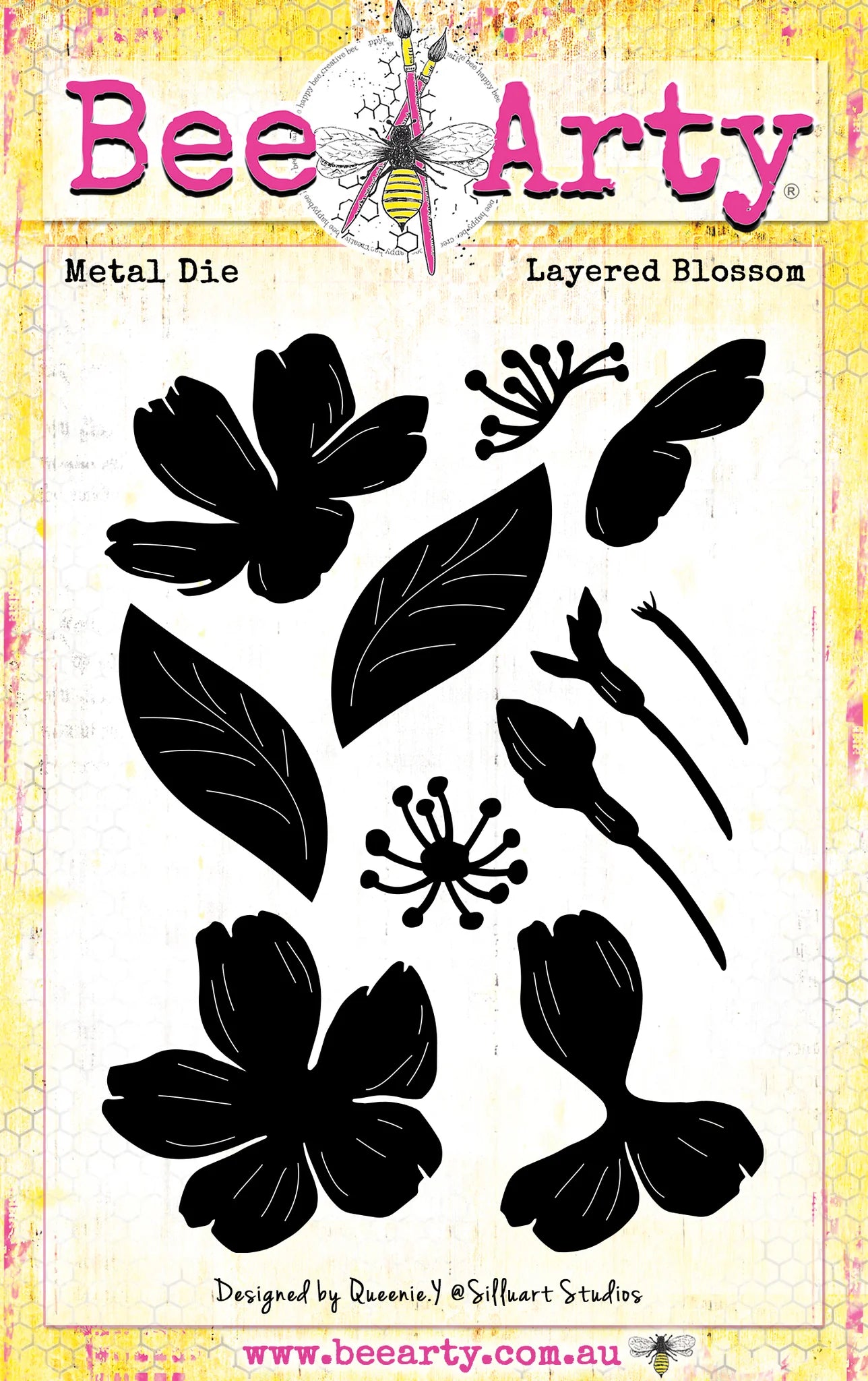 LAYERED BLOSSOM DIE BY BEE ARTY