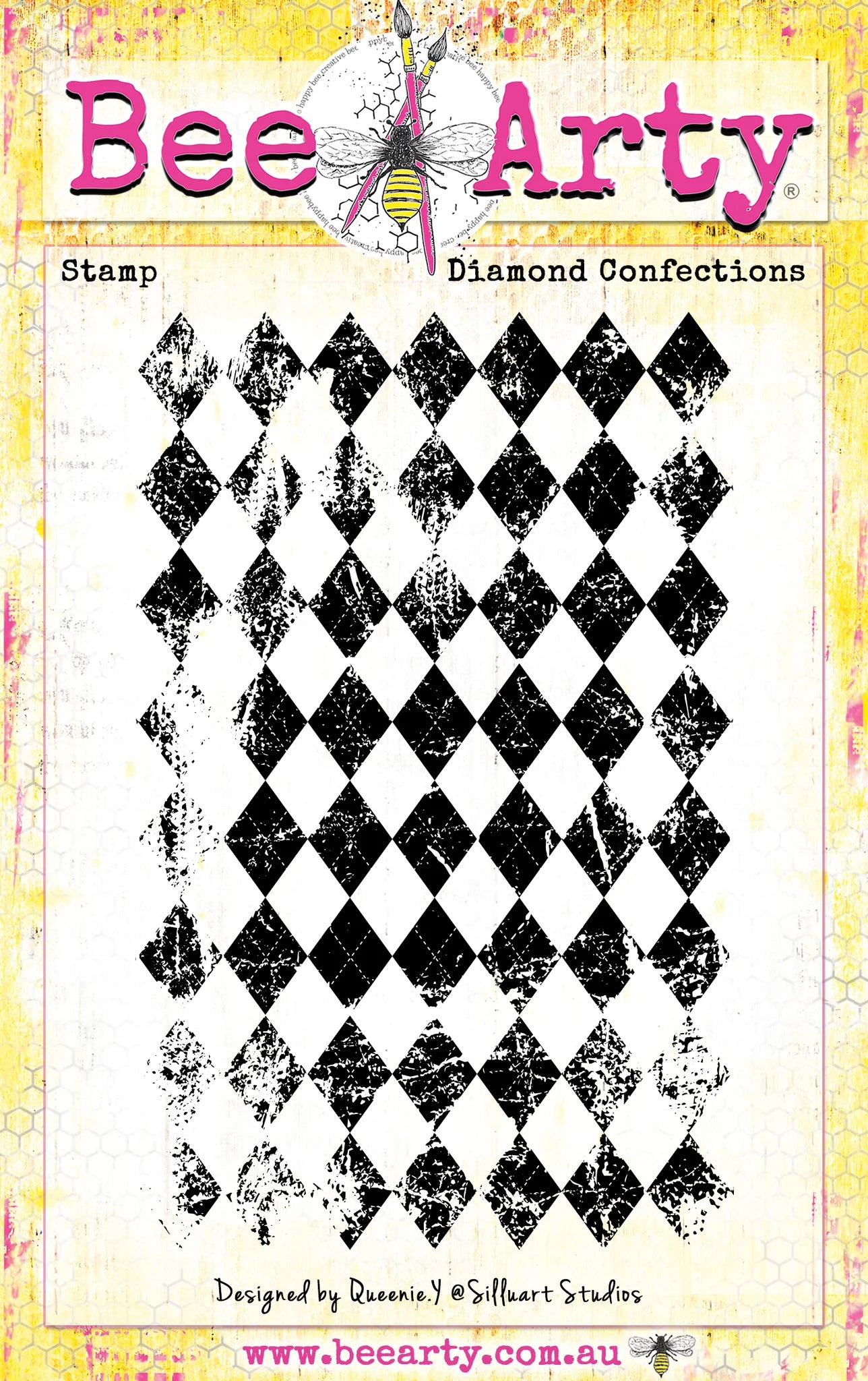DIAMOND CONFECTIONS CLEAR STAMP SET BY BEE ARTY