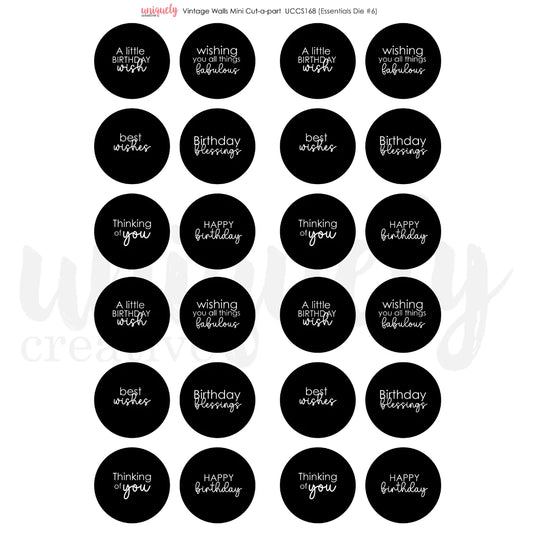 VINTAGE WALLS LANE MINI CUT-A-PART SHEET