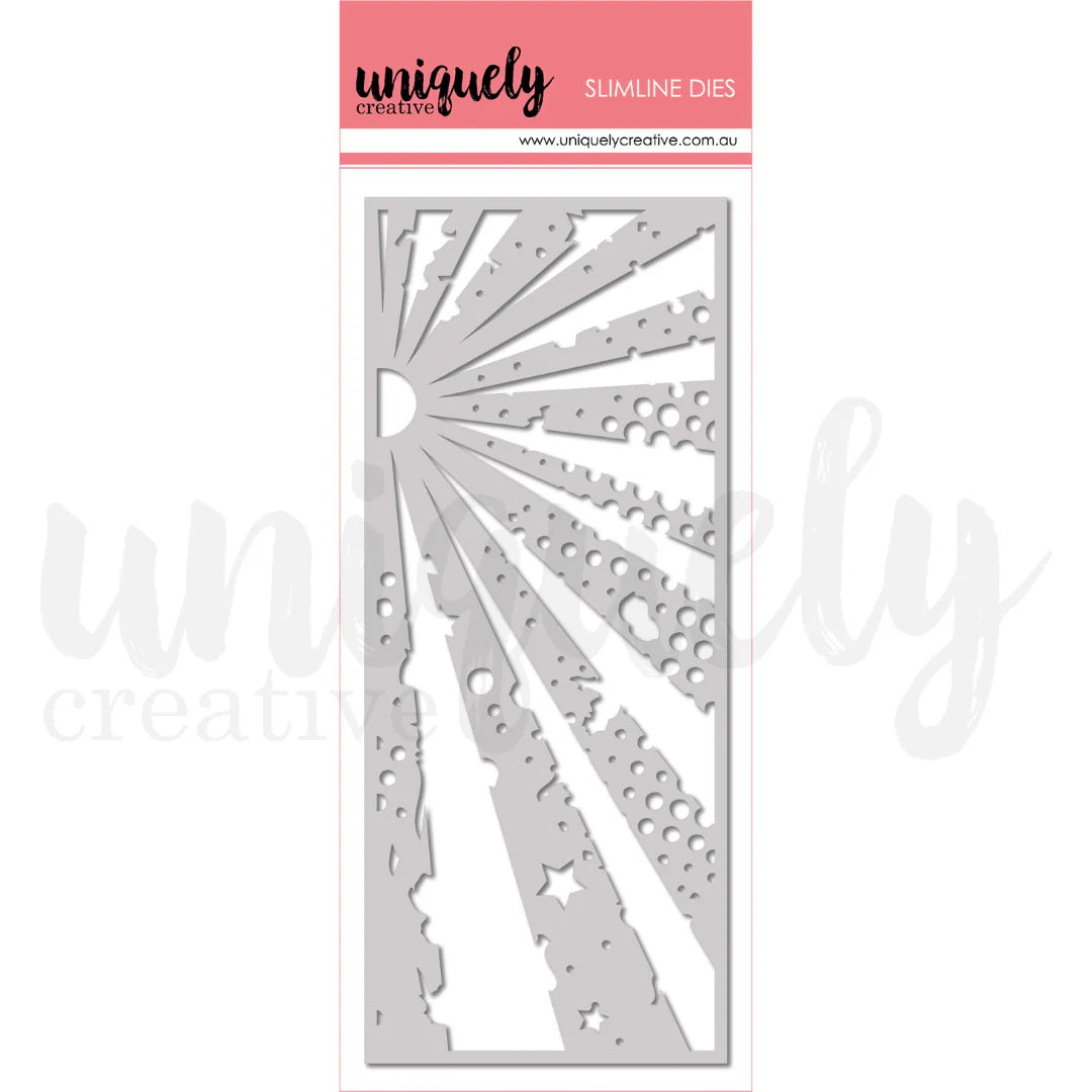 STARBURST GRUNGE SLIMLINE DIE BY UNIQUELY CREATIVE