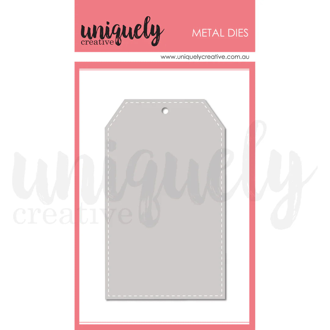 STITCHED ESSENTIALS TAG DIE - UNIQUELY CREATIVE