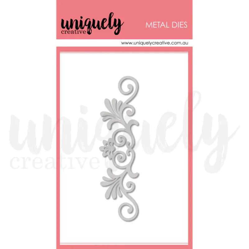 FLOURISH SCROLL DIE - UNIQUELY CREATIVE