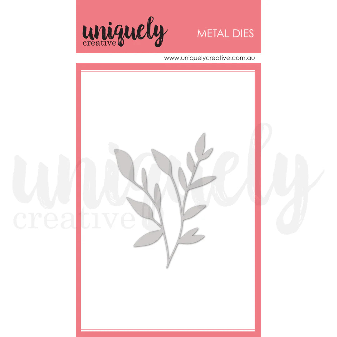 BRANCH WITH LEAVES DIE BY UNIQUELY CREATIVE