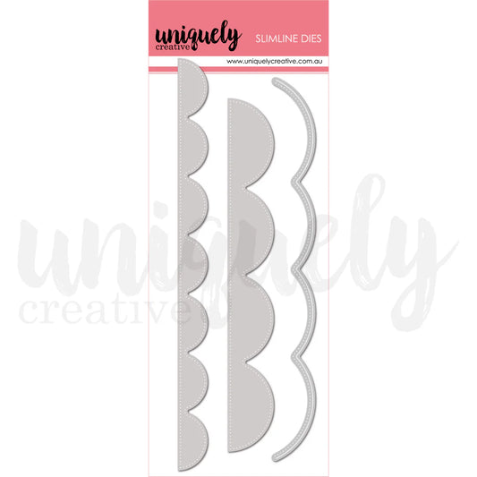 OVERSIZED SCALLOP STRIP DIE - UNIQUELY CREATIVE