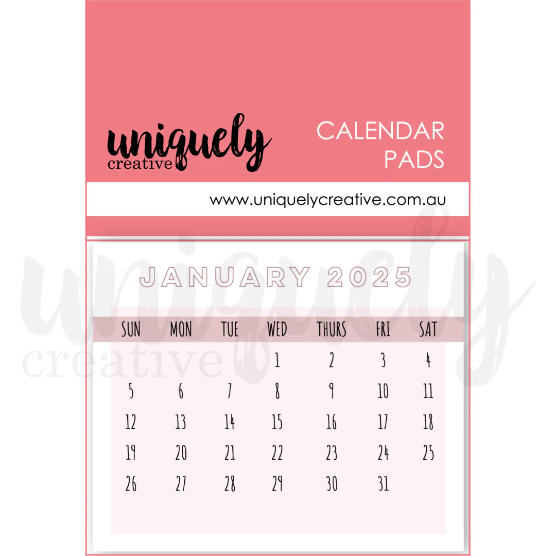 2025 CALENDAR PADS - UNIQUELY CREATIVE