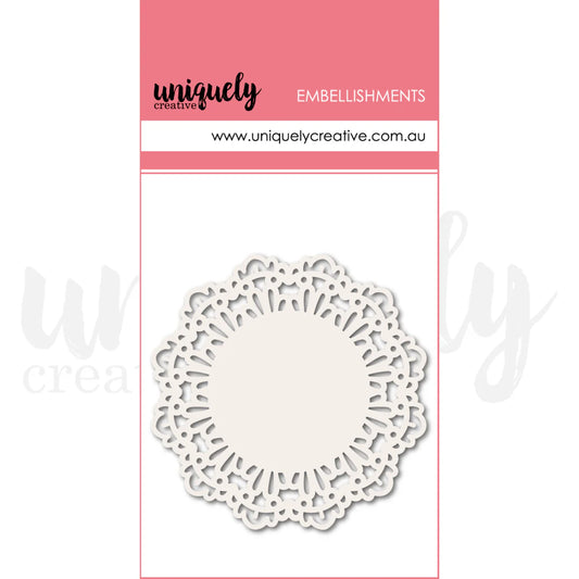 WHITE LAYERING DOILIES BY UNIQUELY CREATIVE - 10PK