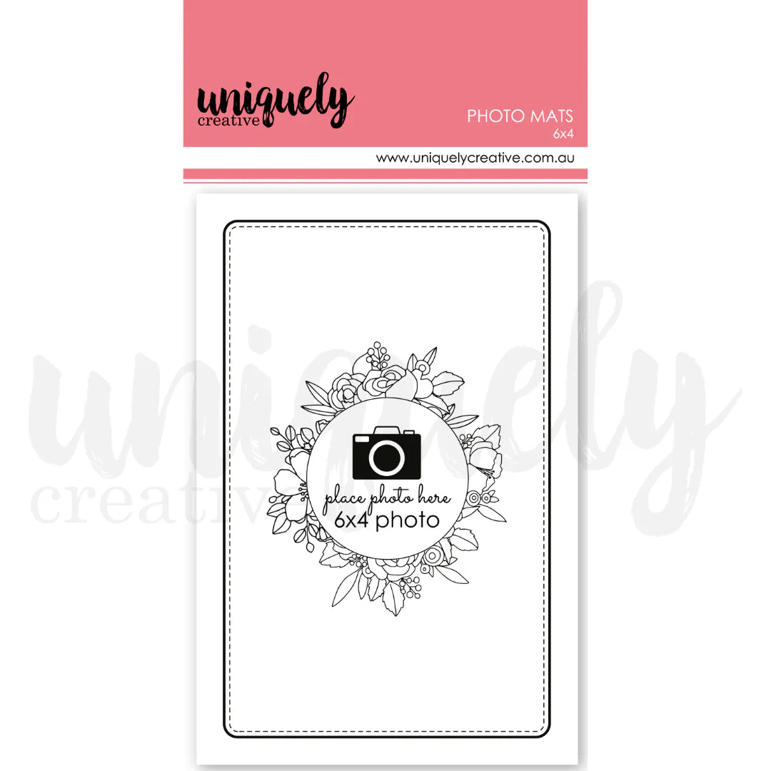 6" X 4" PHOTO MATS - UNIQUELY CREATIVE
