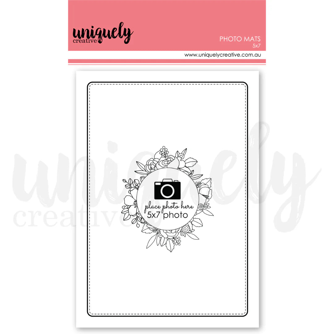 5" X 7" PHOTO MATS - UNIQUELY CREATIVE